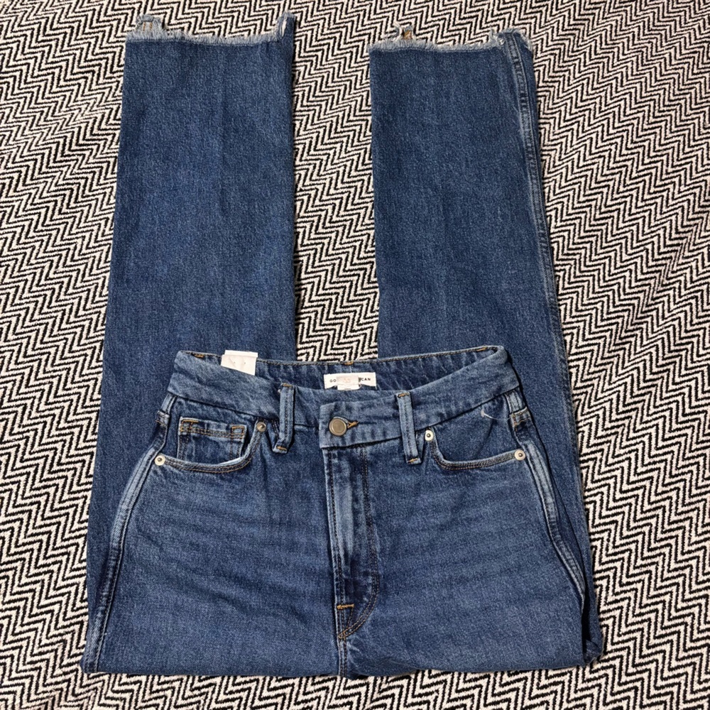 Good American Good Curve Straight Jeans | Sz 24